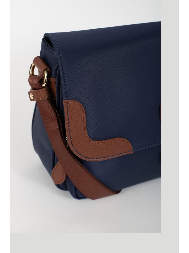 Sac bandoulière  fiona | fagola Bleu Marron Bleu - Kiabi