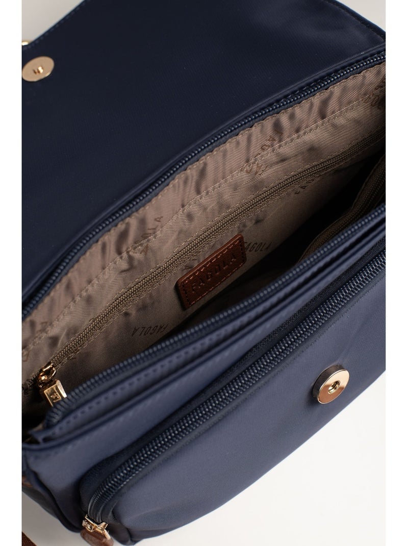 Sac bandoulière  fiona | fagola Bleu Marron Bleu - Kiabi