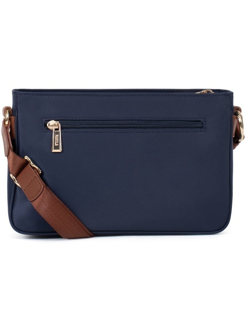 Sac bandoulière  fiona | fagola Bleu Marron Bleu - Kiabi