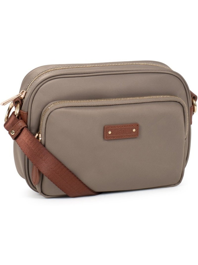 Sac bandoulière  fiona | fagola Marron cappuccino - Kiabi