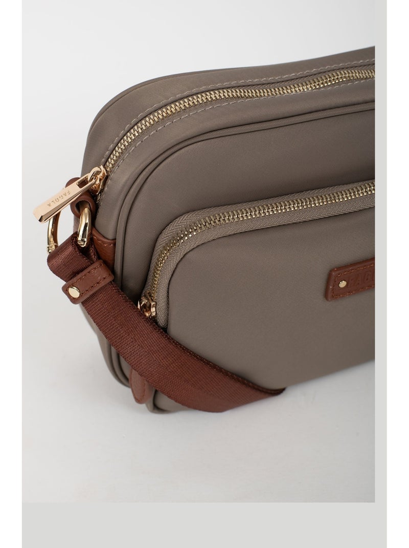 Sac bandoulière  fiona | fagola Marron cappuccino - Kiabi