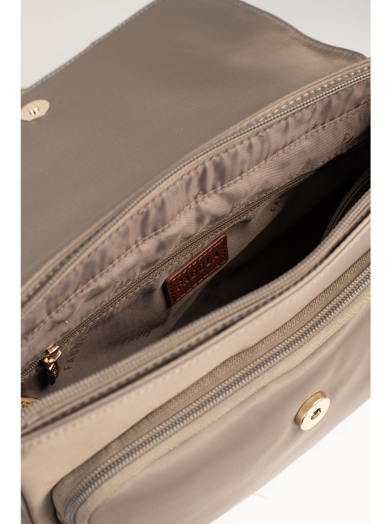 Sac bandoulière  fiona | fagola Marron cappuccino - Kiabi