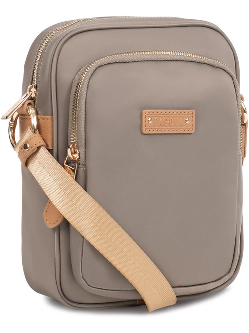 Sac bandoulière  fiona | fagola Marron havane - Kiabi