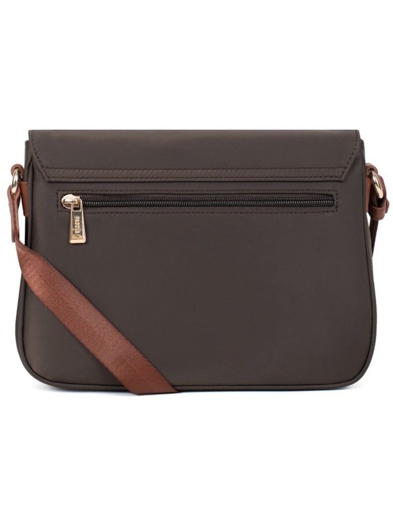 Sac bandoulière  fiona | fagola Marron tabac - Kiabi
