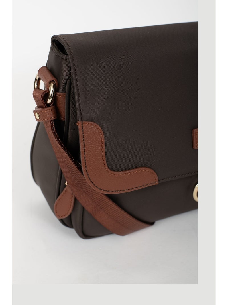 Sac bandoulière  fiona | fagola Marron tabac - Kiabi