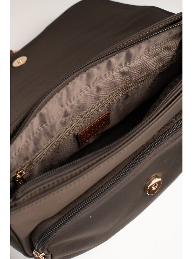 Sac bandoulière  fiona | fagola Marron tabac - Kiabi