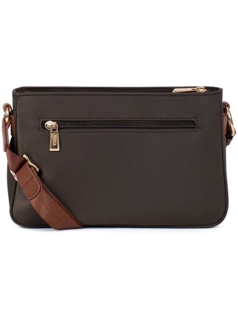 Sac bandoulière  fiona | fagola Marron tabac - Kiabi