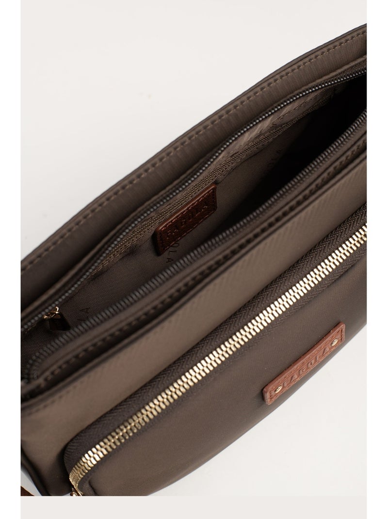 Sac bandoulière  fiona | fagola Marron tabac - Kiabi