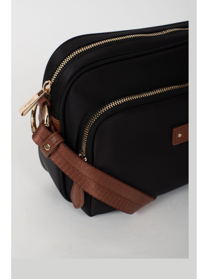 Sac bandoulière  fiona | fagola Noir Marron - Kiabi