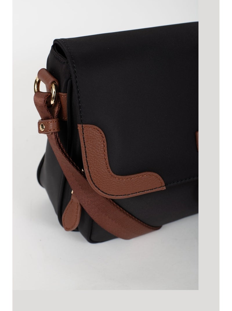 Sac bandoulière  fiona | fagola Noir Marron - Kiabi