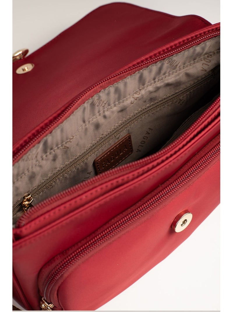 Sac bandoulière  fiona | fagola Rouge tomate - Kiabi