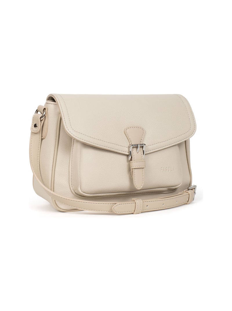 Sac bandoulière flavia | fagola Beige clair - Kiabi