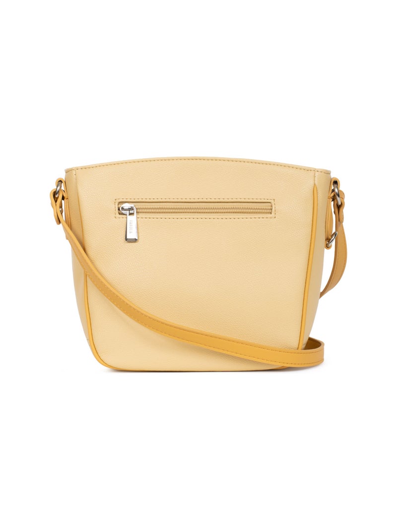 Sac bandoulière flavia | fagola Jaune - Kiabi