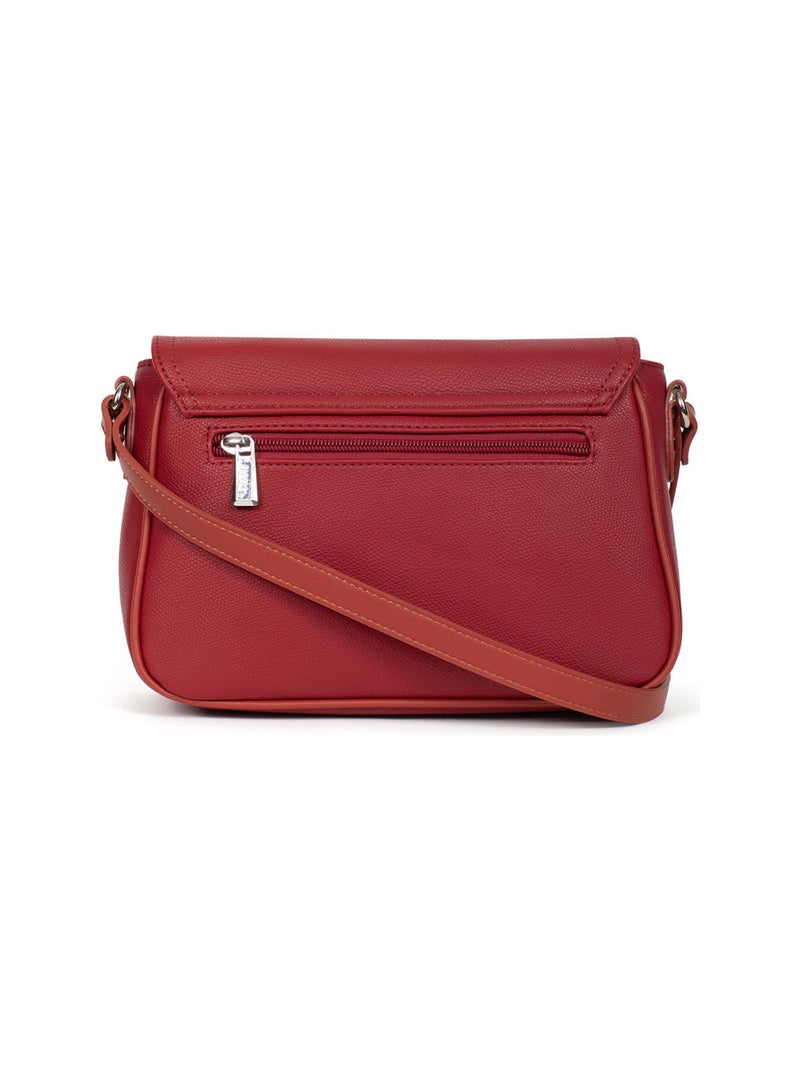 Sac bandoulière flavia | fagola Rouge carmin - Kiabi