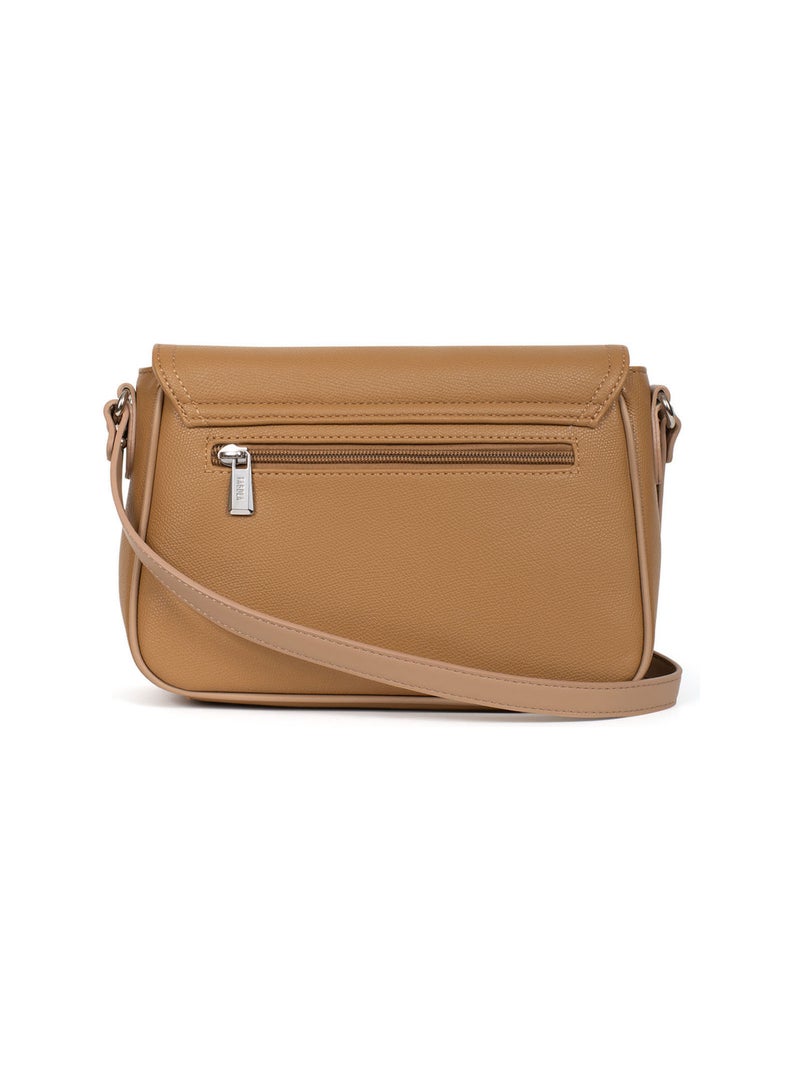 Sac bandoulière flavia | fagola Taupe - Kiabi