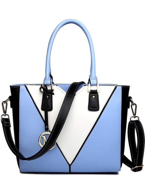 Sac bandoulière forme v cuir pu grainé taille moyenne - miss lulu - Kiabi Sac bandoulière forme v cuir pu grainé taille moyenne - miss lulu - Kiabi