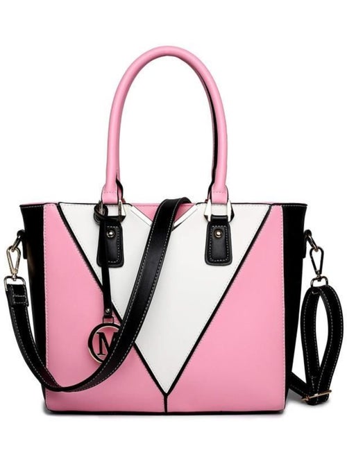 Sac bandoulière forme v cuir pu grainé taille moyenne - miss lulu - Kiabi Sac bandoulière forme v cuir pu grainé taille moyenne - miss lulu - Kiabi