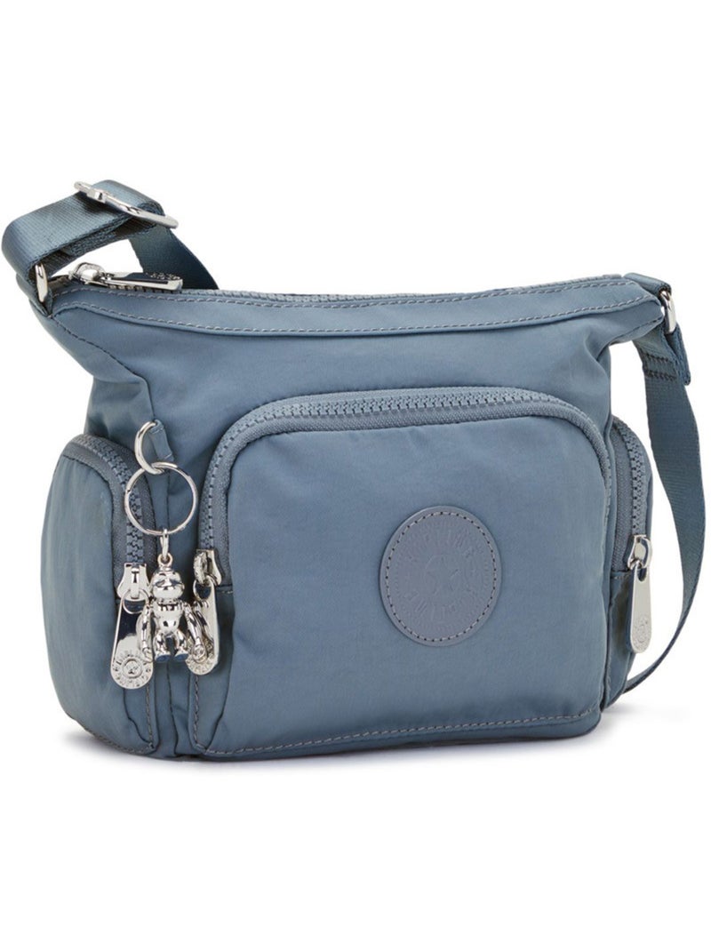 Sac bandoulière – gabbie mini avec bandoulière – kipling Bleu gris - Kiabi