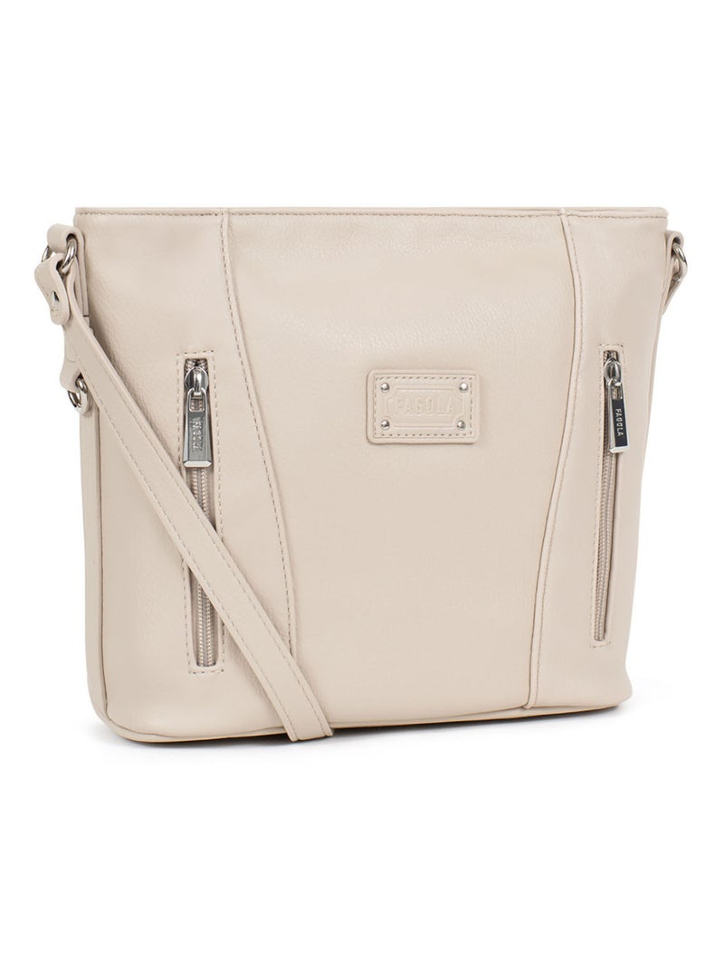 Sac bandoulière  gina | fagola Beige clair - Kiabi
