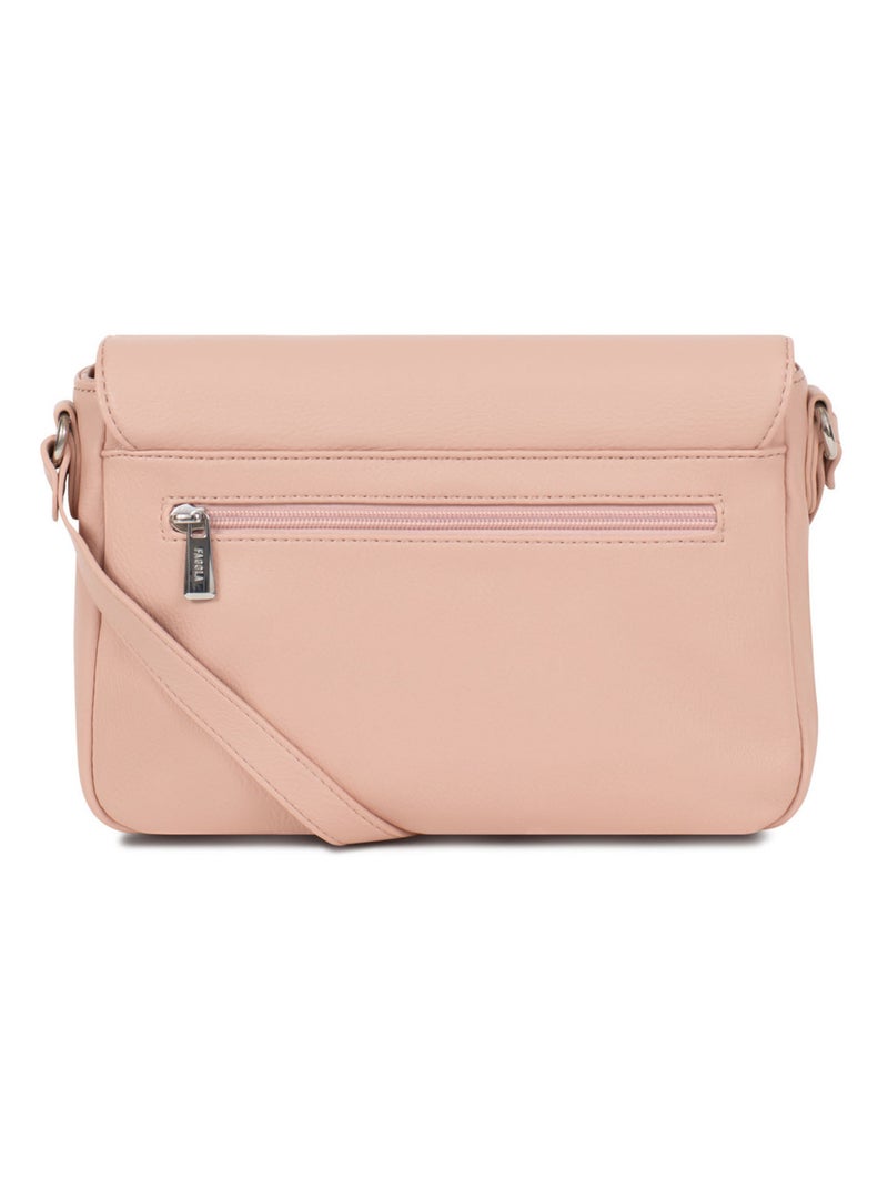 Sac bandoulière  gina | fagola Beige/Rose - Kiabi