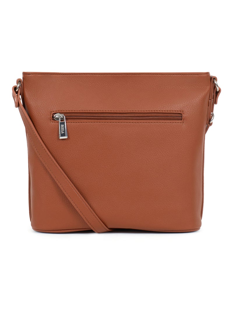 Sac bandoulière  gina | fagola Cognac - Kiabi