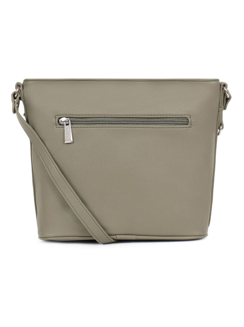 Sac bandoulière  gina | fagola Kaki - Kiabi