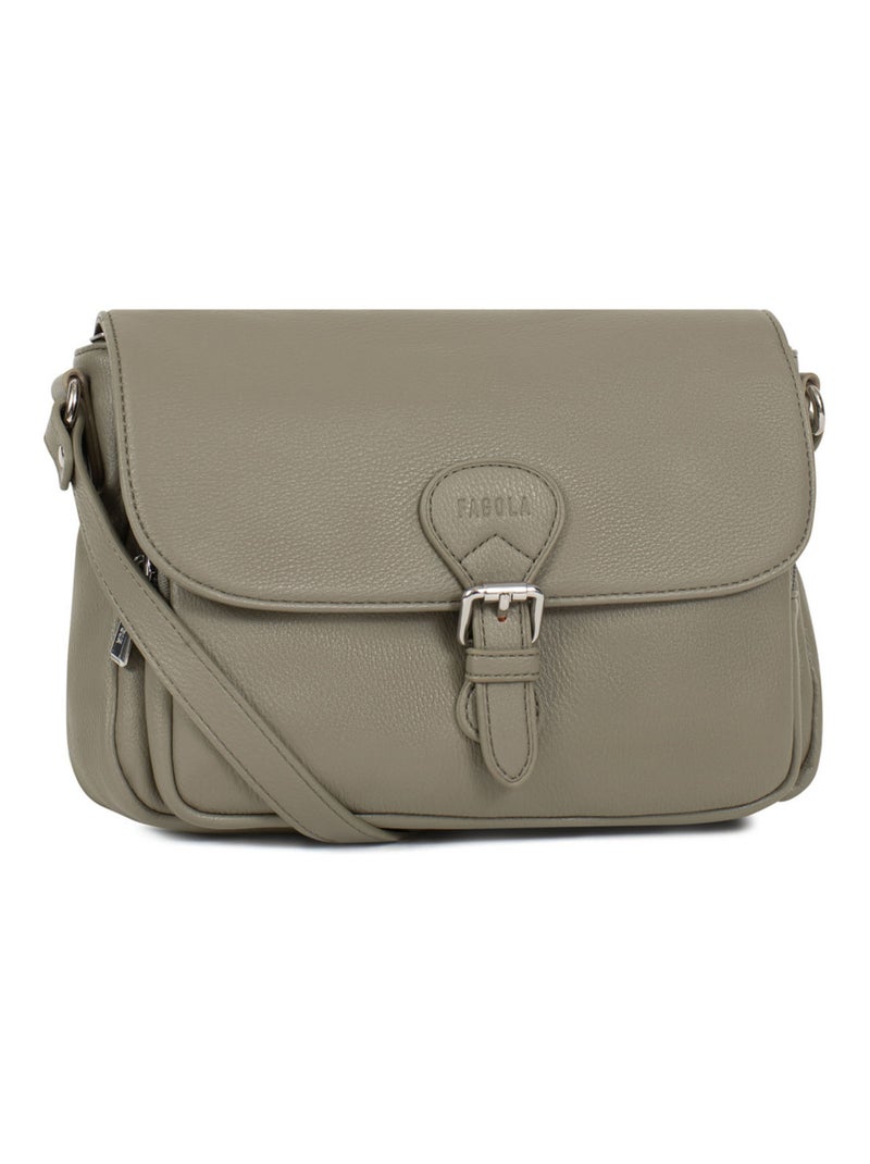 Sac bandoulière  gina | fagola Kaki - Kiabi