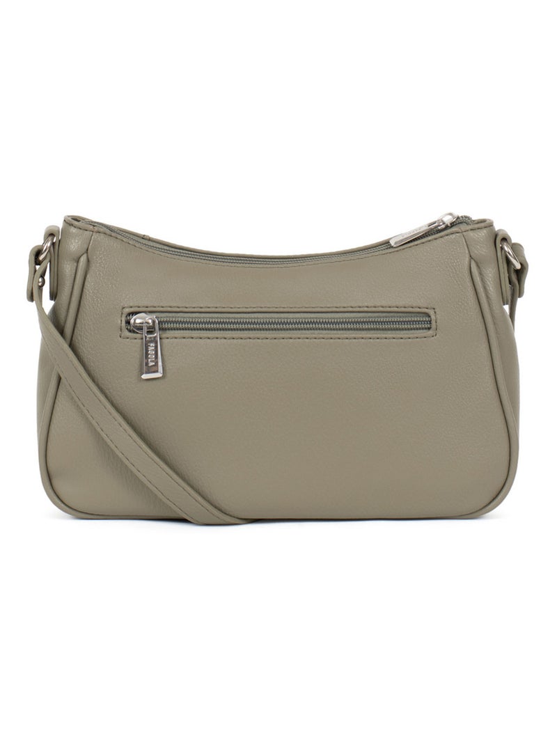 Sac bandoulière  gina | fagola Kaki - Kiabi