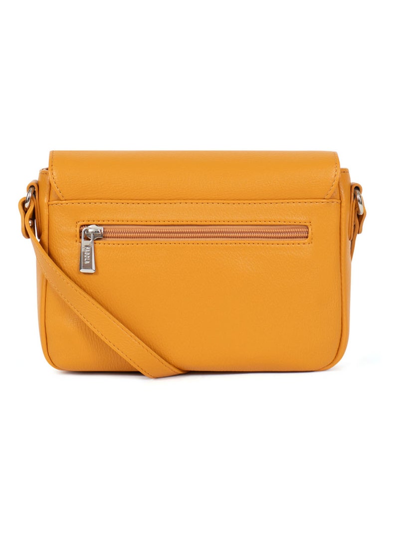 Sac bandoulière  gina | fagola Moutarde - Kiabi