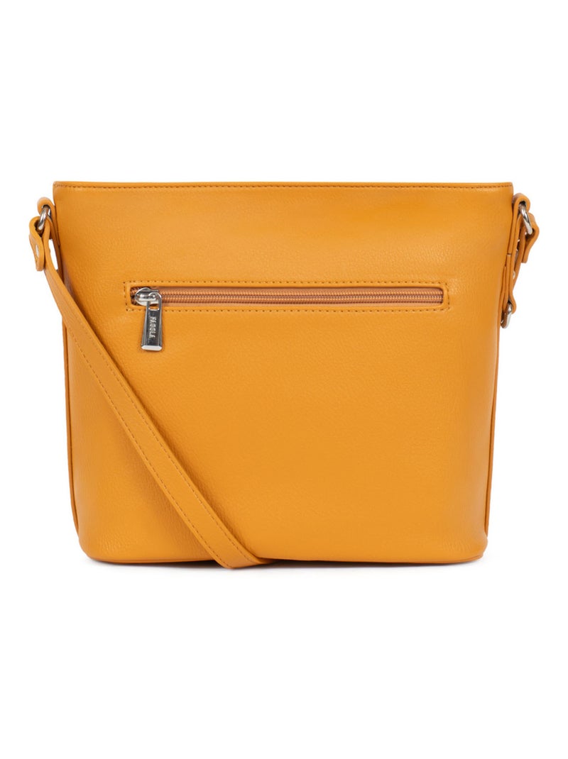 Sac bandoulière  gina | fagola Moutarde - Kiabi