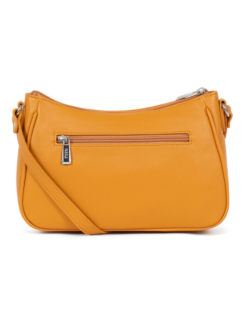 Sac bandoulière  gina | fagola Moutarde - Kiabi