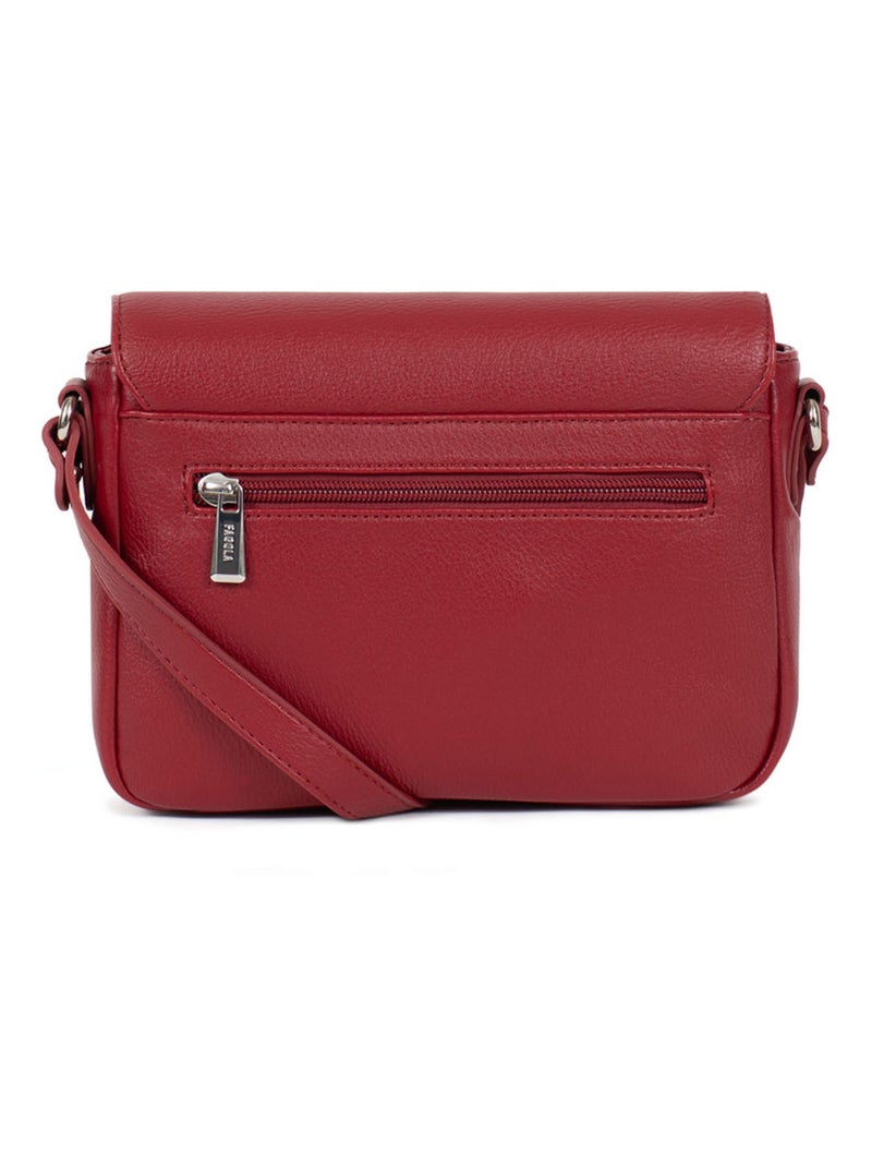 Sac bandoulière  gina | fagola Rouge carmin - Kiabi
