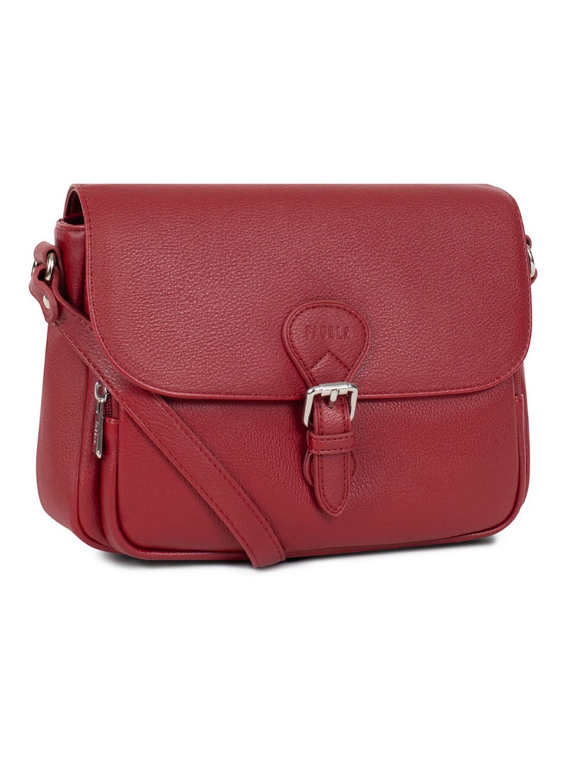 Sac bandoulière  gina | fagola Rouge carmin - Kiabi