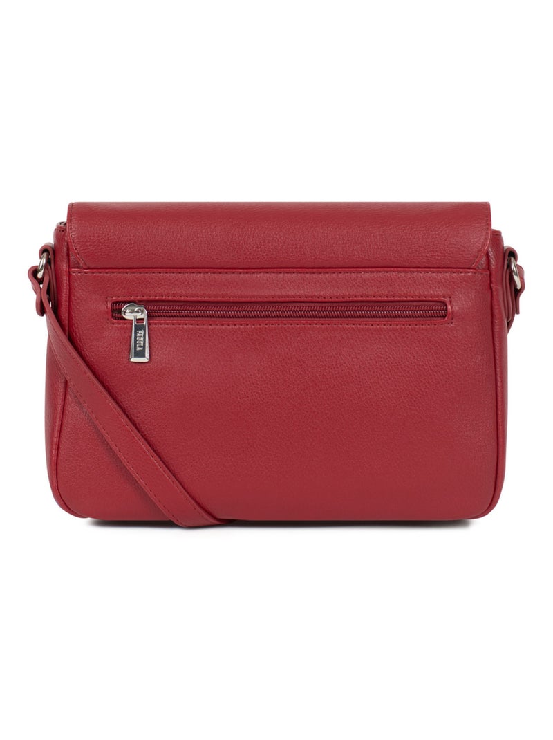 Sac bandoulière  gina | fagola Rouge carmin - Kiabi