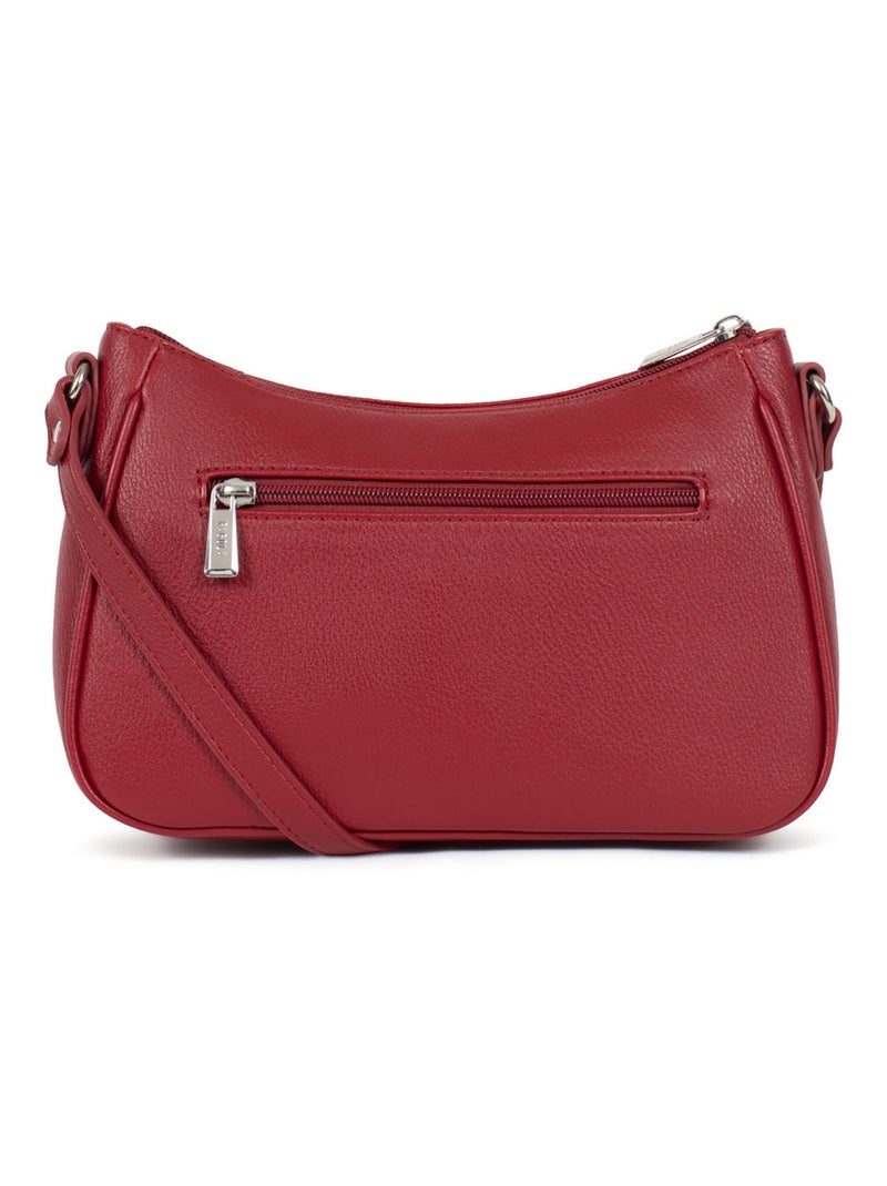 Sac bandoulière  gina | fagola Rouge carmin - Kiabi