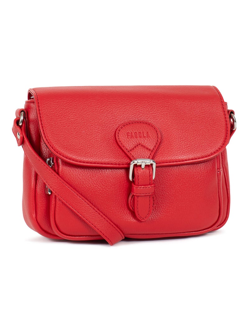 Sac bandoulière  gina | fagola Rouge foncé - Kiabi