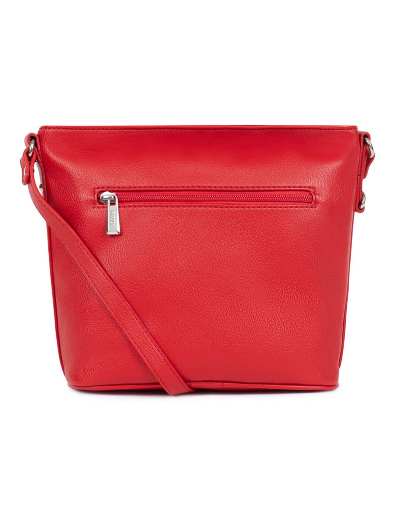 Sac bandoulière  gina | fagola Rouge foncé - Kiabi
