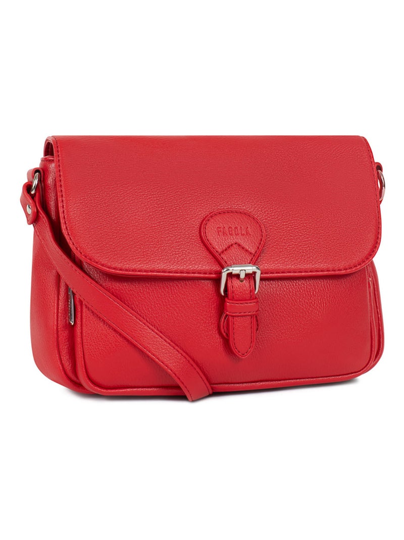 Sac bandoulière  gina | fagola Rouge foncé - Kiabi