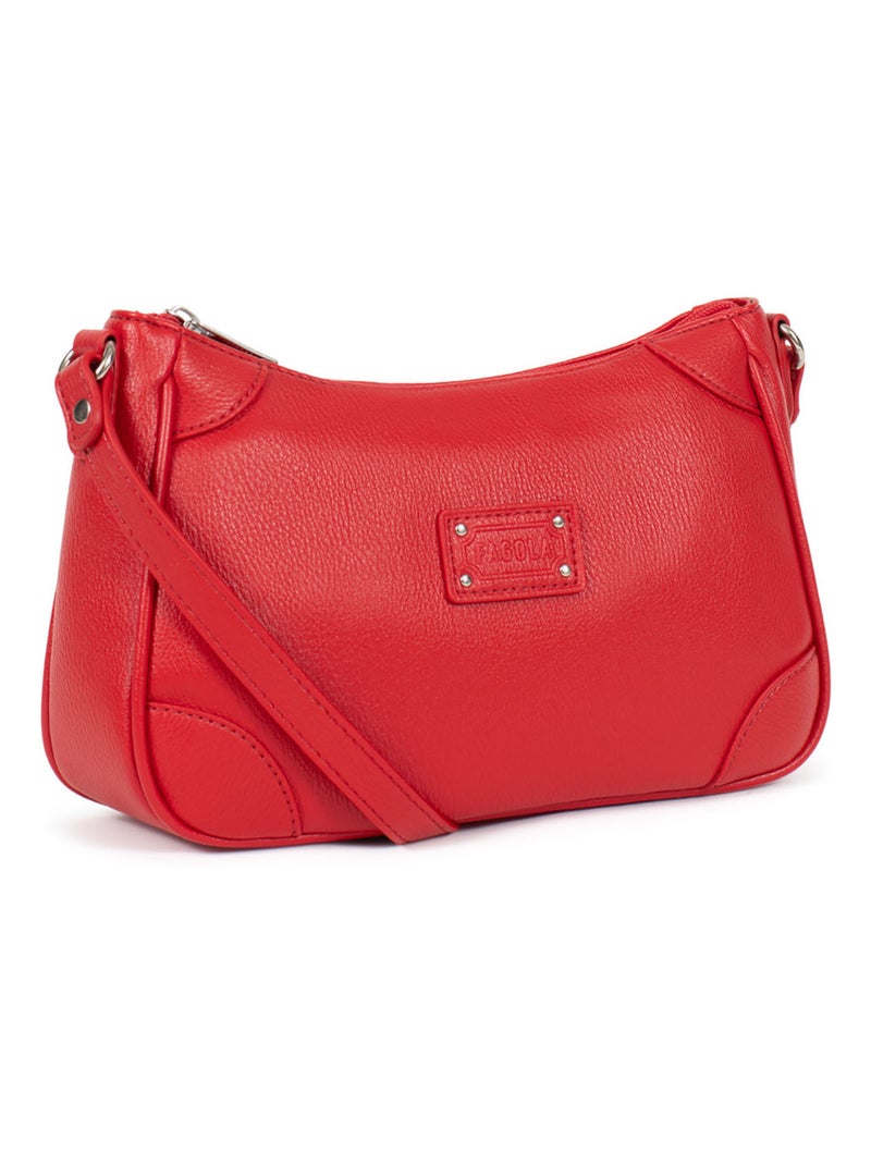 Sac bandoulière  gina | fagola Rouge foncé - Kiabi