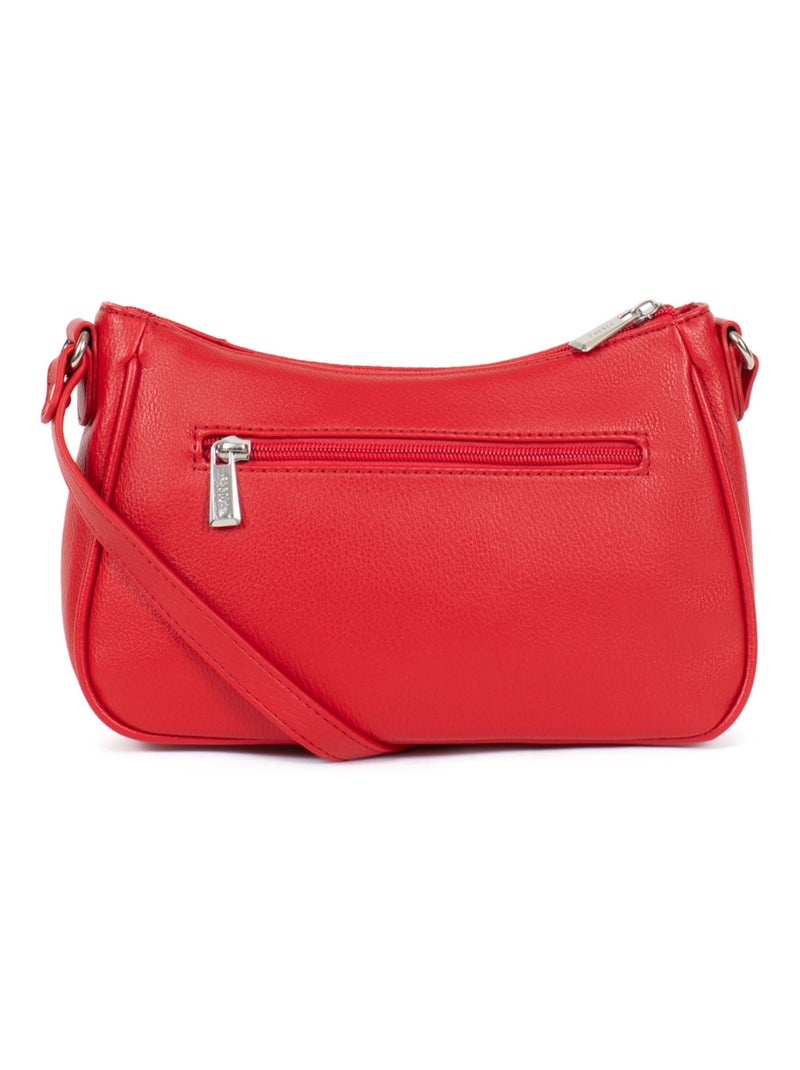 Sac bandoulière  gina | fagola Rouge foncé - Kiabi