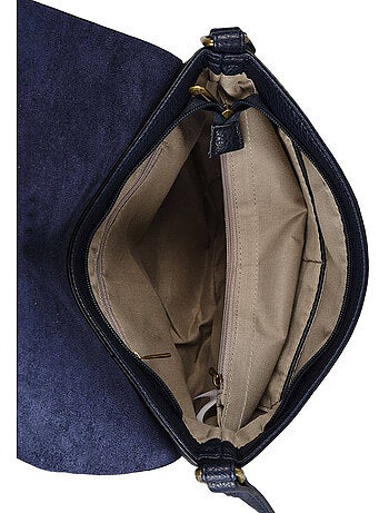 Sac bandoulière grained flora & co toile enduite