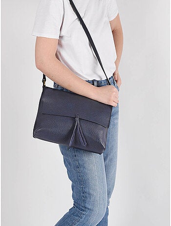 Sac bandoulière grained flora & co toile enduite