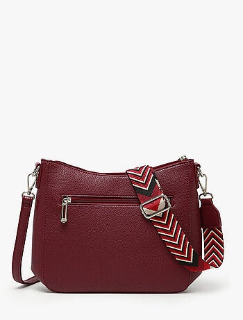 Sac bandoulière grained flora & co toile enduite