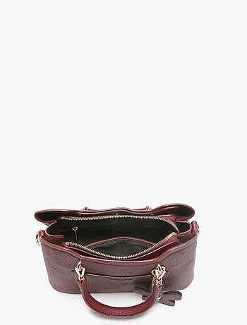 Sac bandoulière grained flora & co toile enduite