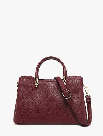 Sac bandoulière grained flora & co toile enduite
