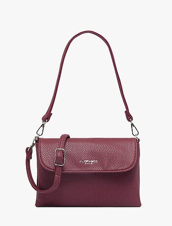 Sac bandoulière grained flora & co toile enduite