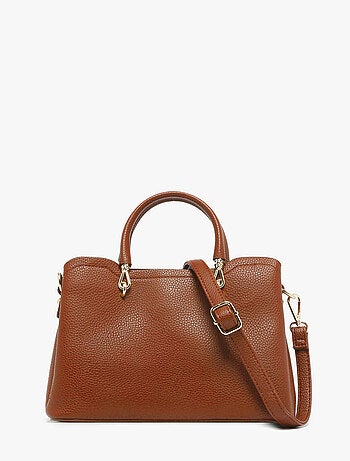 Sac bandoulière grained flora & co toile enduite