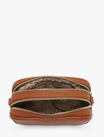 Sac bandoulière grained flora & co toile enduite