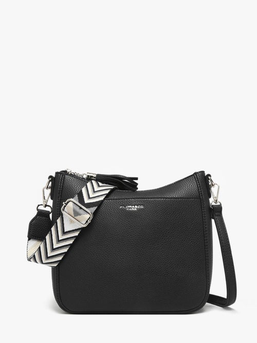 Sac bandoulière grained flora & co toile enduite - Kiabi