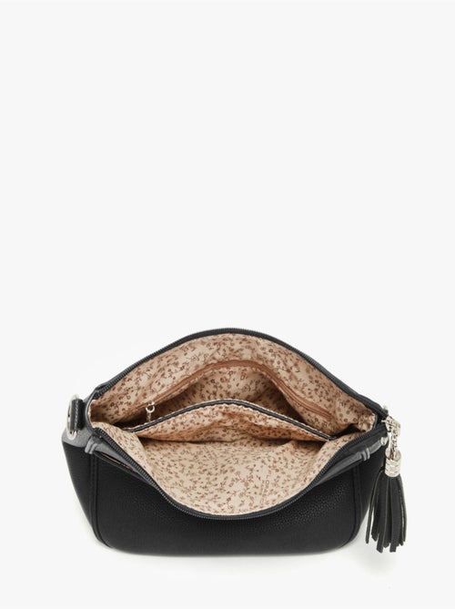 Sac bandoulière grained flora & co toile enduite - Kiabi